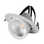 Kantelbare Downlight 40 W 4000K Ø195 Wit