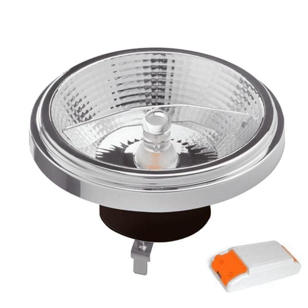 Ledspot AR111 Zwart | 12 Watt | G53 | Dim2Warm | Dimbaar