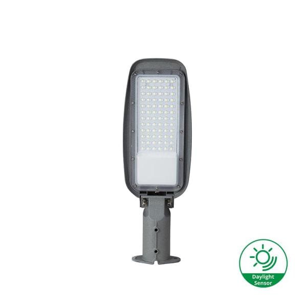 Led straatlamp donker grijs voor muursteun met ingebouwde daglichtsensor | 100 W | 4000K | 15925 lumen